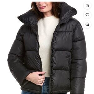 HUDSON Women's Black Puffer Jacket New
